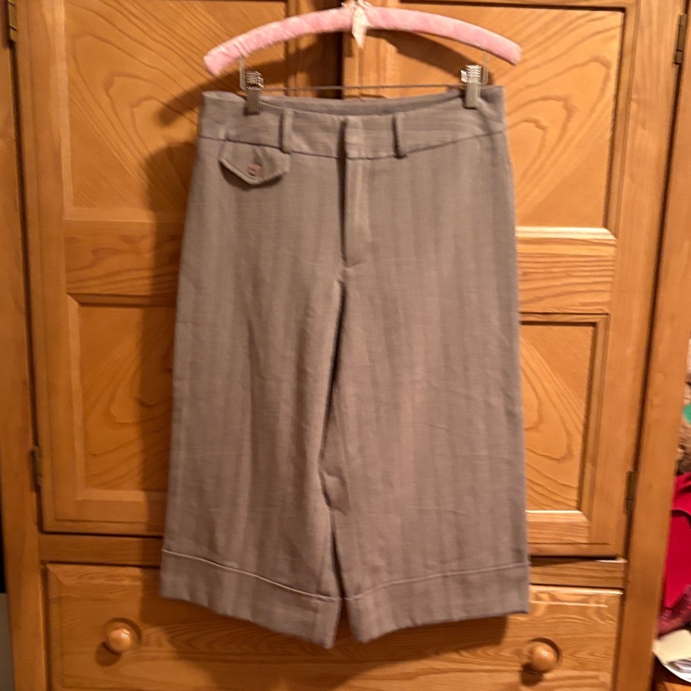 White Stag Brown Herringbone Pants